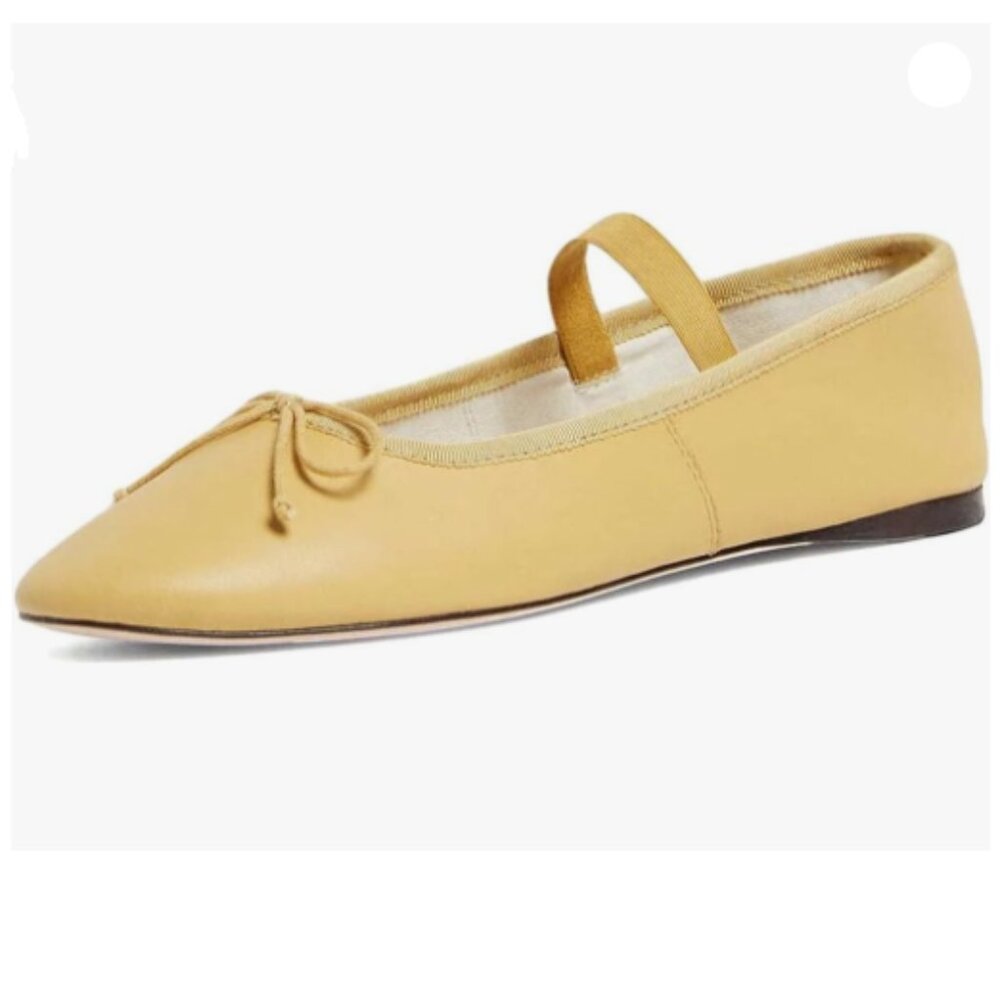 miss left Women Girls Adorable Closed Round Toe Mary Jane Flats Bowknots Ballet